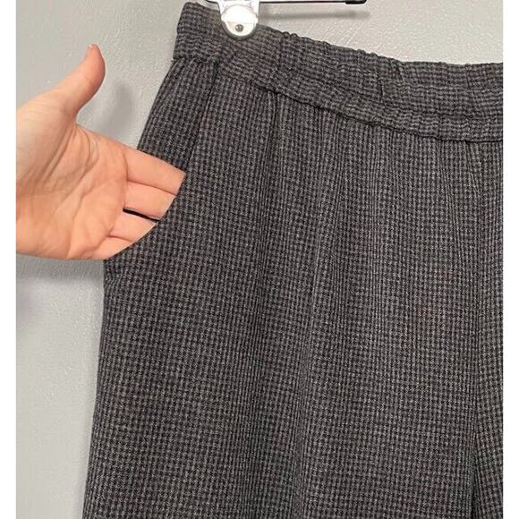 Sag Harbor Pant Plus Size 20W Houndstooth Pull on Comfort Trousers Academia Twee - Picture 3 of 13